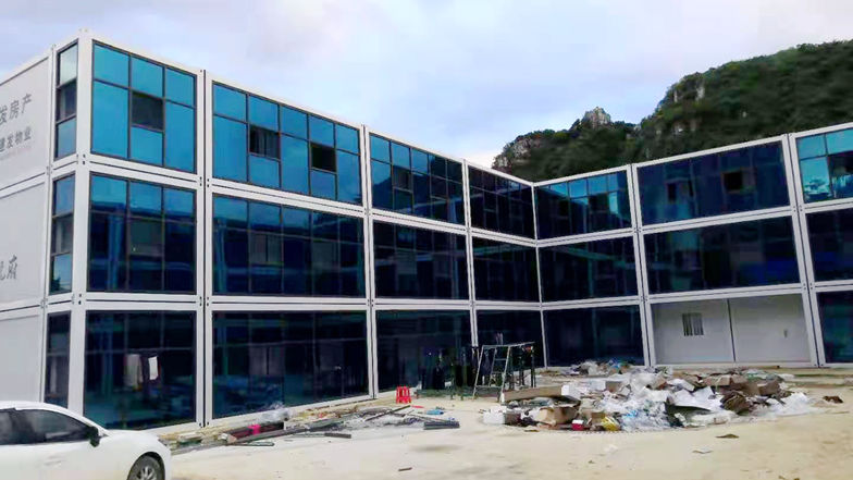 柳州中冶项目3层打包箱房办公楼